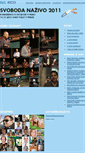 Mobile Screenshot of 2011.svobodanazivo.cz